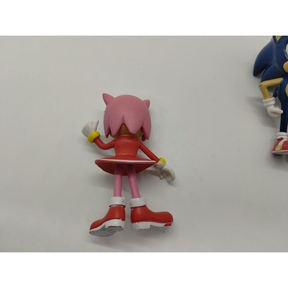Sonic The Hedgehog 3.5" Figurines Lot - Eggman - Amy Rose Tails - Some Damage - Picture 8 of 10